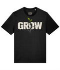 Grow T-Shirt | Classic Fit, front view with illustrative printed inside-neck label