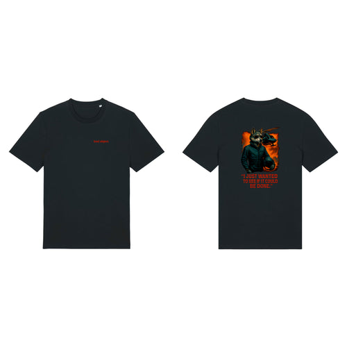 AirWolf T-Shirt | Classic Fit — Black — front and back print on Stanley/Stella Creator 2.0