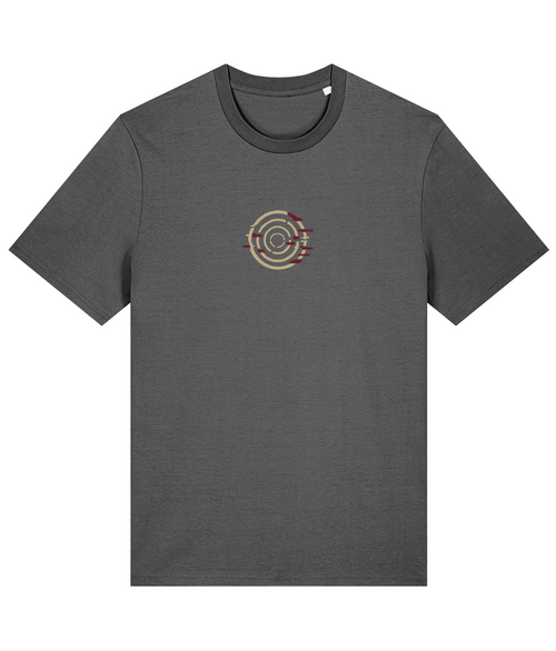 Bad Signal T-Shirt | Classic Fit in Anthracite, supplier front render at locked print size and high-centre placement.