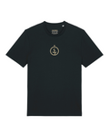 Symbol — Black; locked 85.65 × 100 mm front print, high-centre placement.