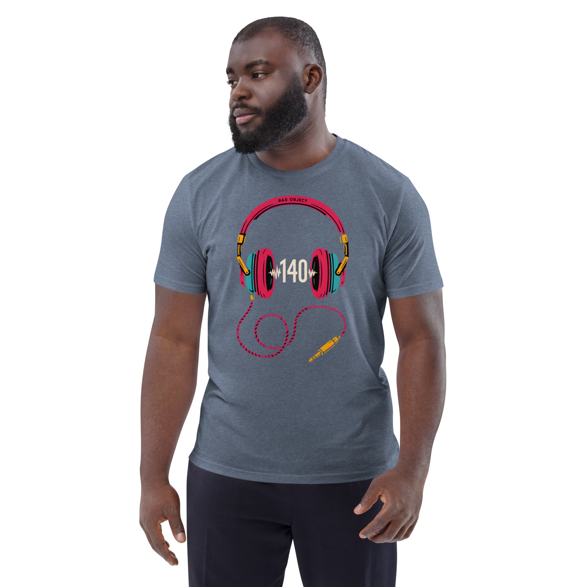 140 Headphones Unisex organic cotton t-shirt