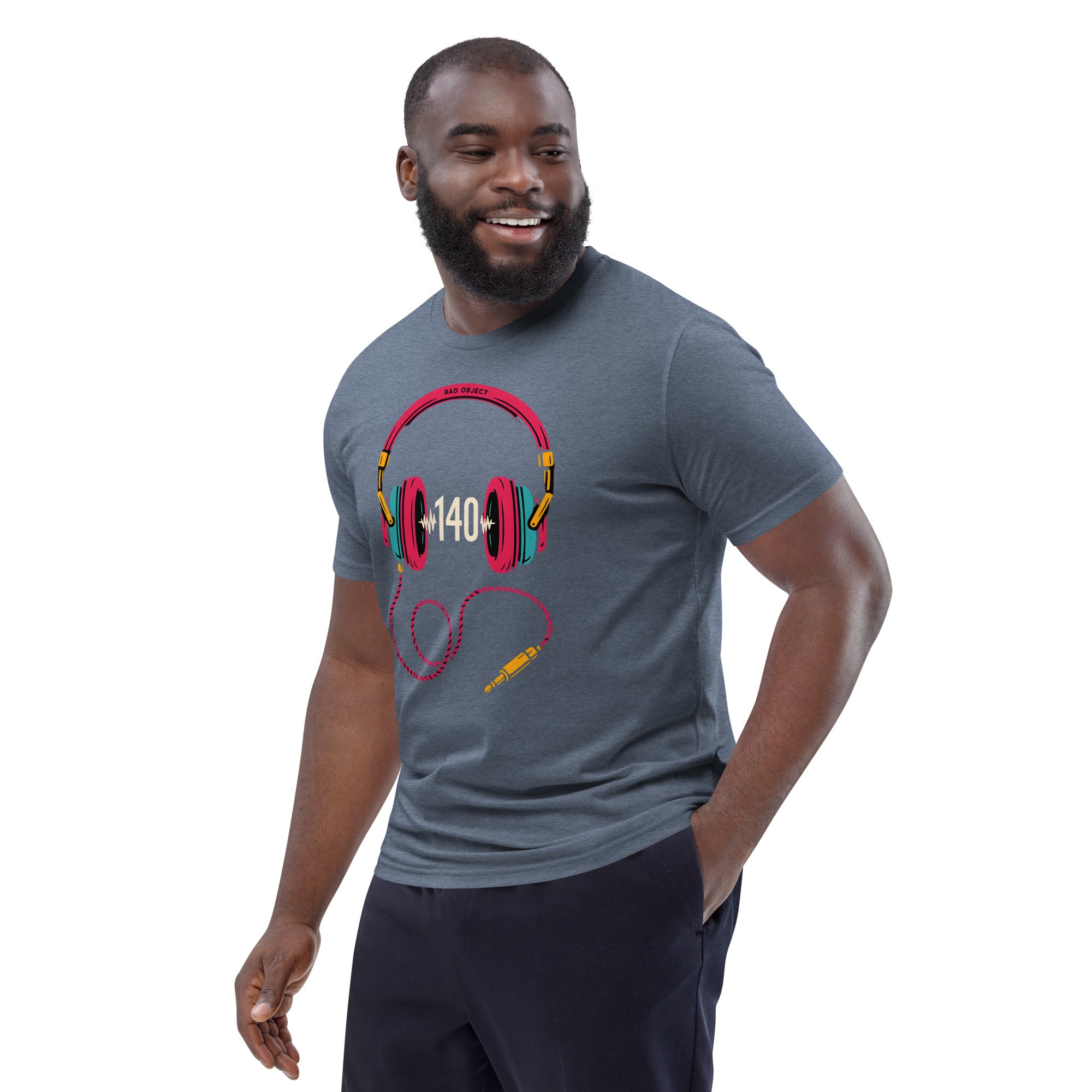 140 Headphones Unisex organic cotton t-shirt