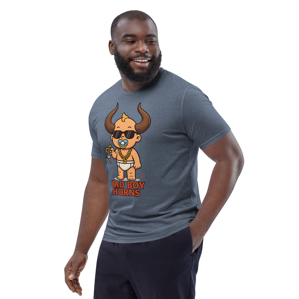 bad boy horns - Unisex organic cotton t-shirt