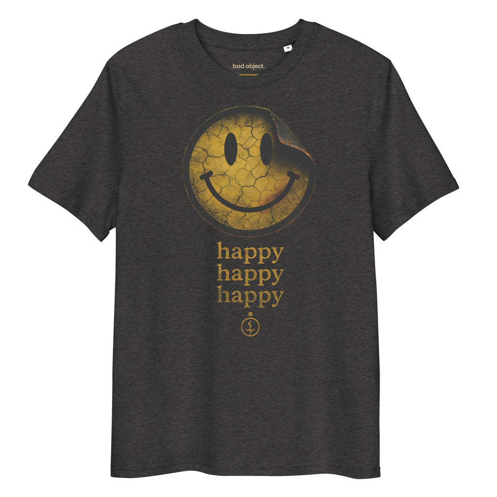 happy happy happy - Unisex organic cotton t-shirt