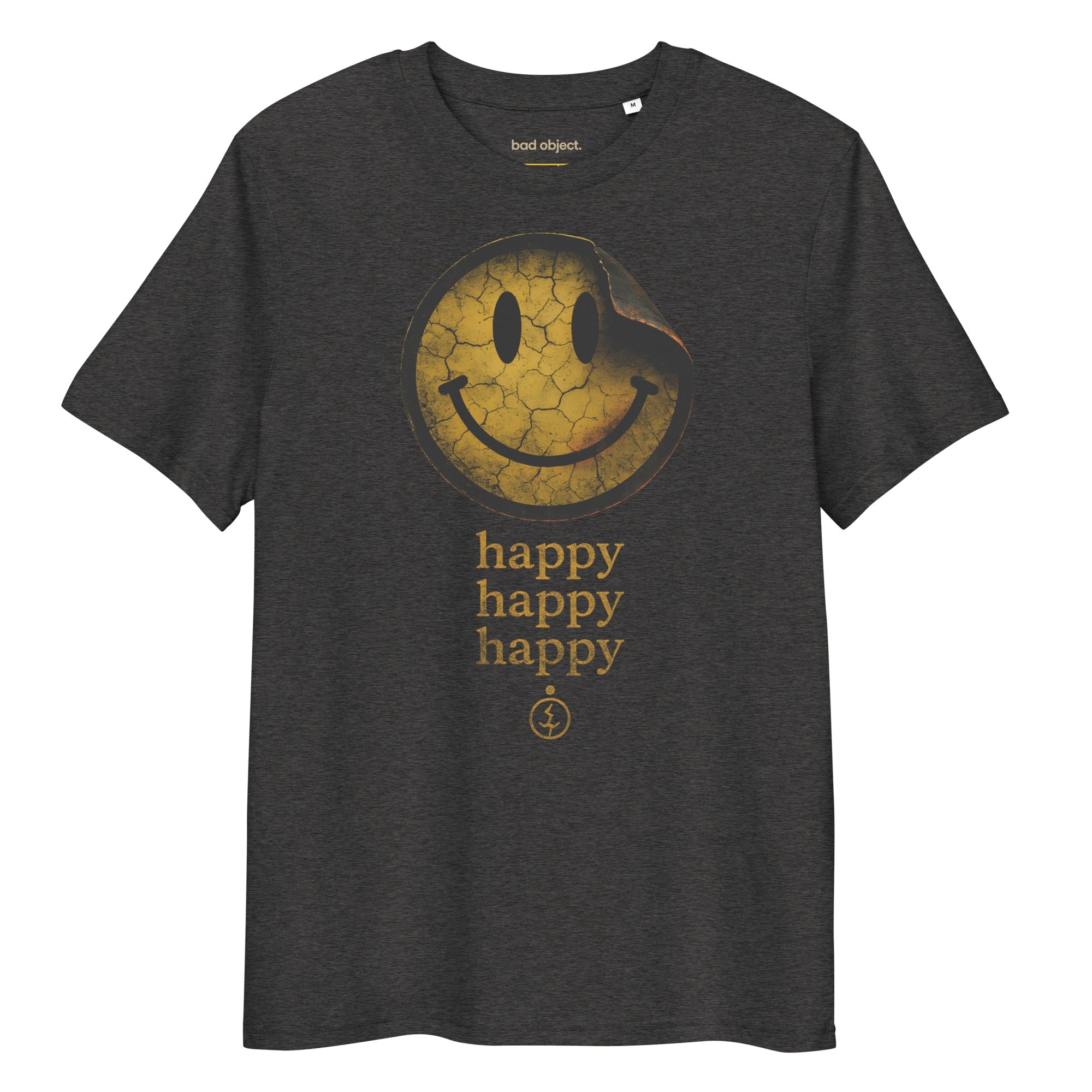 happy happy happy - Unisex organic cotton t-shirt