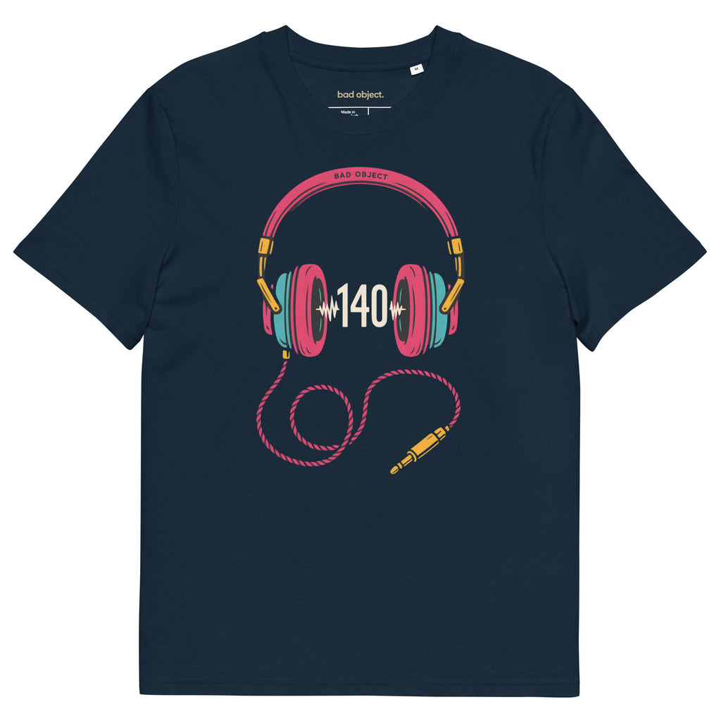 140 Headphones Unisex organic cotton t-shirt